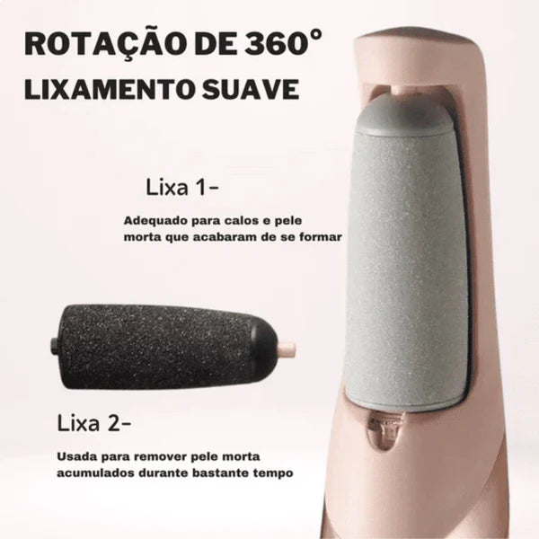 Lixa Elétrica para Calos e Rachaduras - BeautyFeet©️ compre 1 leve 2 🔥