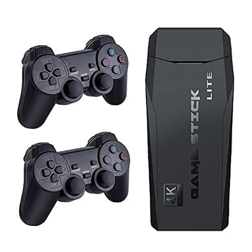 Super Game Stick Retrô - 10.000 Jogos 4K + 2 Controles